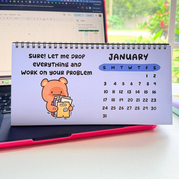 Corporate Snark - 2027 Live, Laugh, Crash Out Calendar