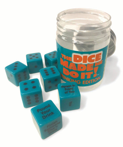 Little Genie Productions - The Dice Made Me Do It!  Drinking Dice Game for Adults