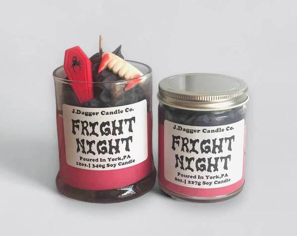 J Dagger Candle Co. - Vampire Themed Halloween Soy Dessert Candles: 8oz.