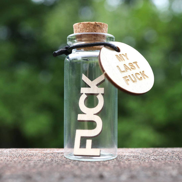 Bad Betty Greeting Co. - My Last Fuck Jar - Funny Novelty Gift