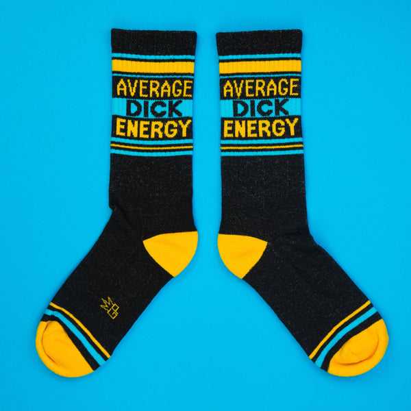 Gumball Poodle - Average Dick Energy Gym Crew Socks