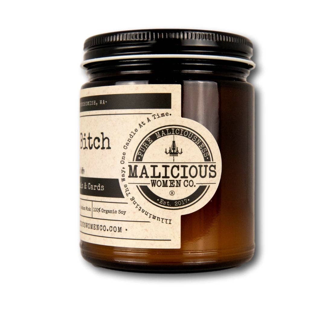 Malicious Women Candle Co - Witch Bitch - Scent: Citron & Stone