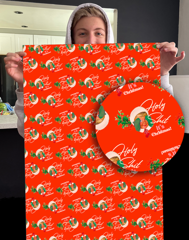 OffensiveDelightful - HOLY SHIT MITTENS! GiftWrap roll of 3