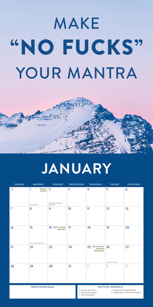Sourcebooks - 2024 Chill the F*ck Out Wall Calendar