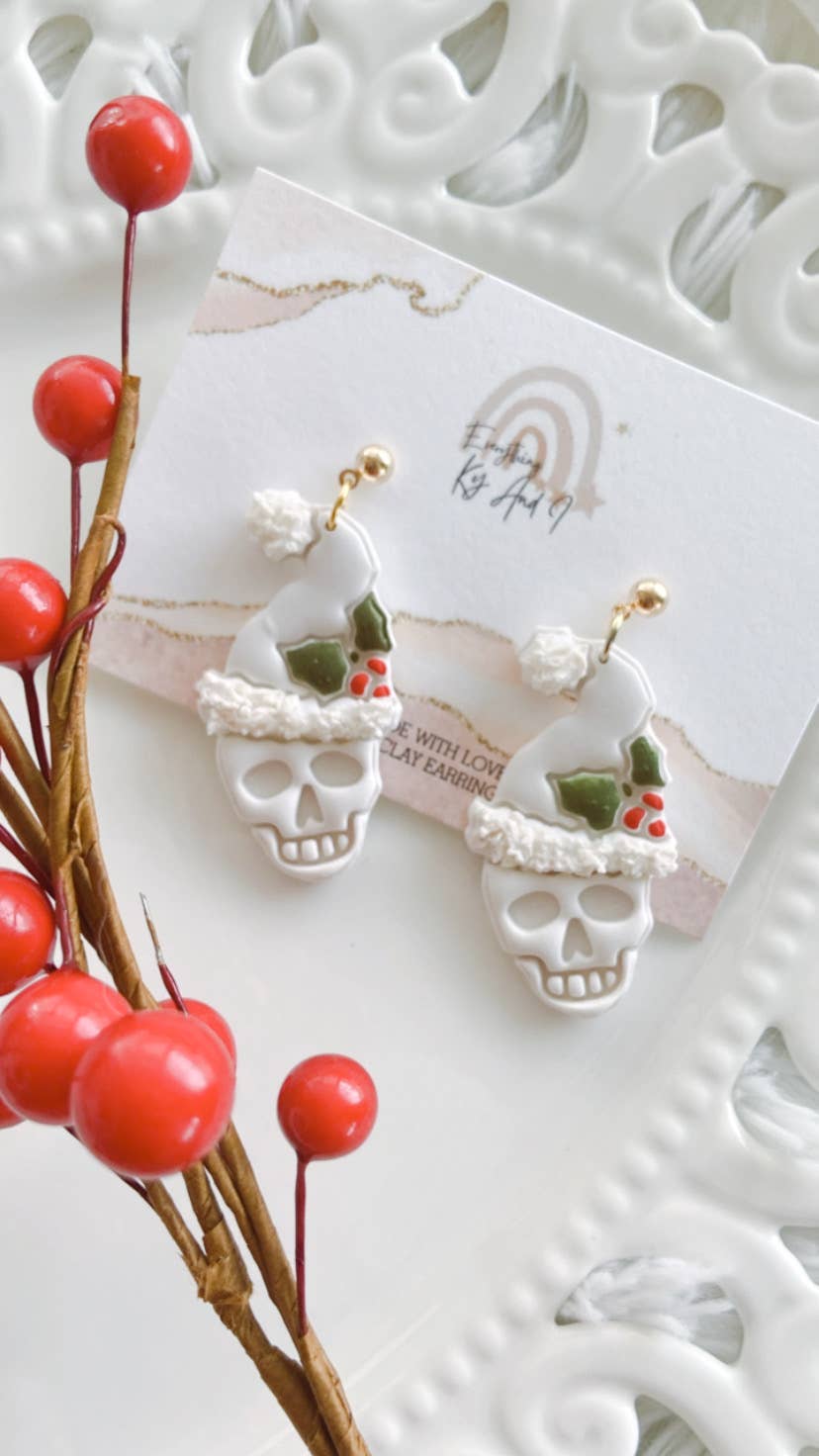 Everything Ky and I - Christmas Holly Skeleton