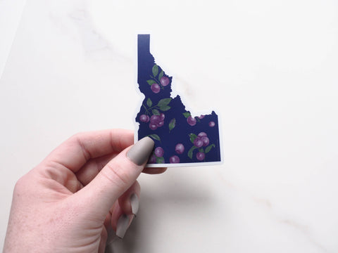 Sentinel Supply - Idaho Huckleberry Sticker: Water Bottle Size 3.5"