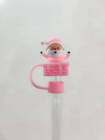 Harris Girls & Co. - Straw Cover 10MM "Pink Santa"