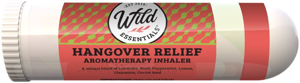Wild Essentials - Hangover Relief  Aromatherapy Inhalers w/ essential oils