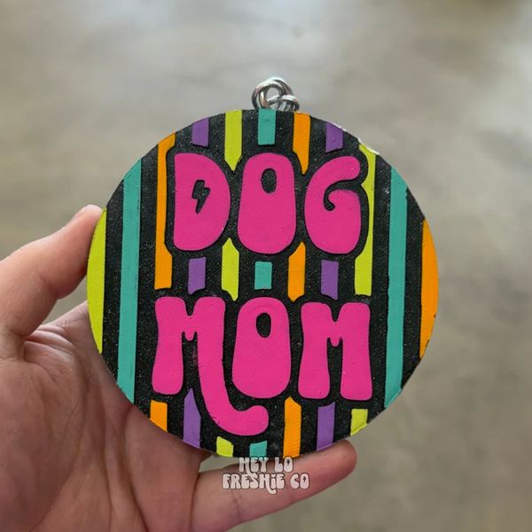 Hey Lo Freshie Co - Striped Dog Mom | Car Freshie