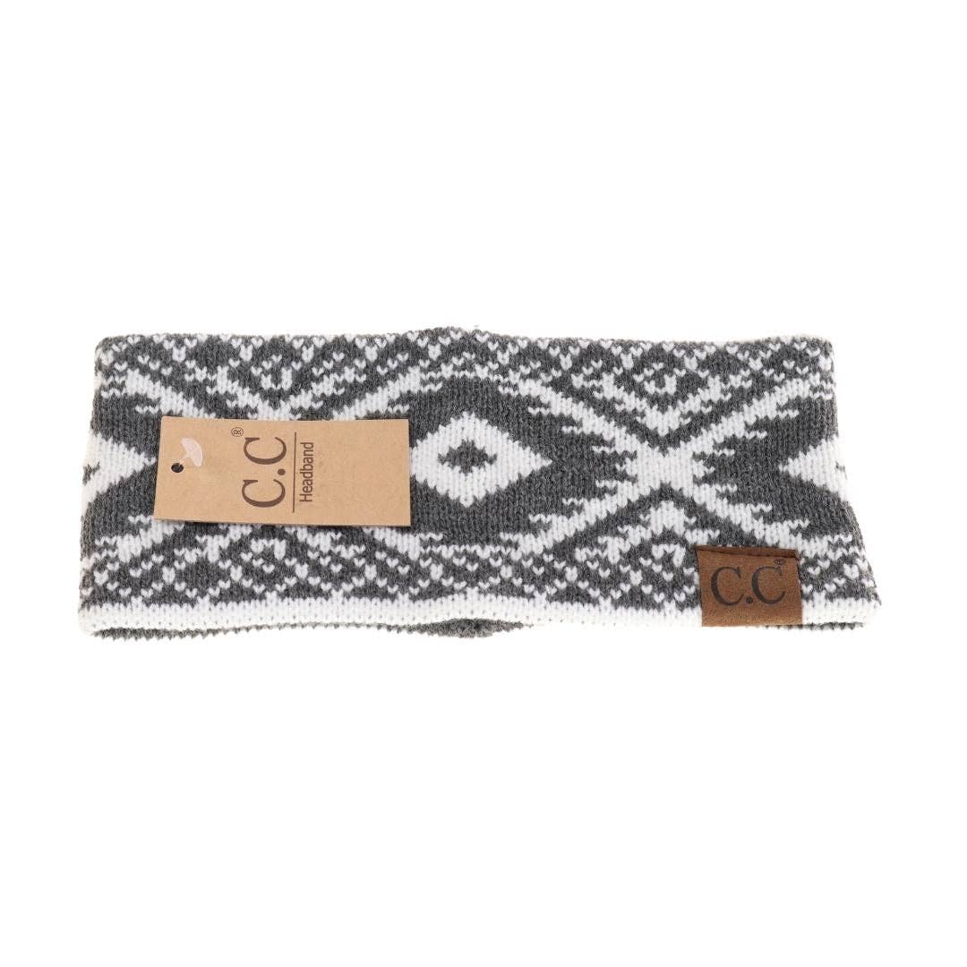 C.C Beanie - Aztec Printed Women's Fashion Headband