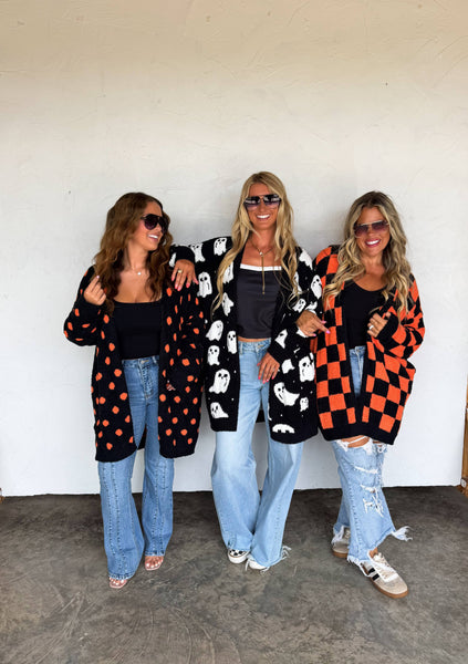 BLAKELEY - PREORDER- BOO CREW REVERSIBLE CLOUD CARDIGAN