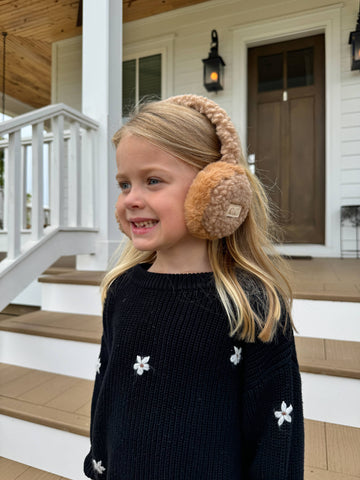 C.C Beanie - KIDS Faux Fur Sherpa C.C Earmuffs KDEMS3667