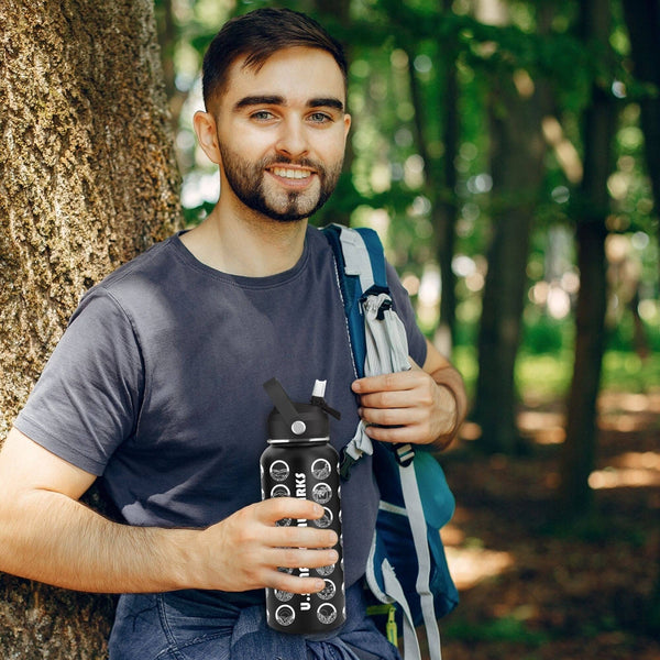 Track Your Adventures - National Park Water Bottle Tracker with Stickers