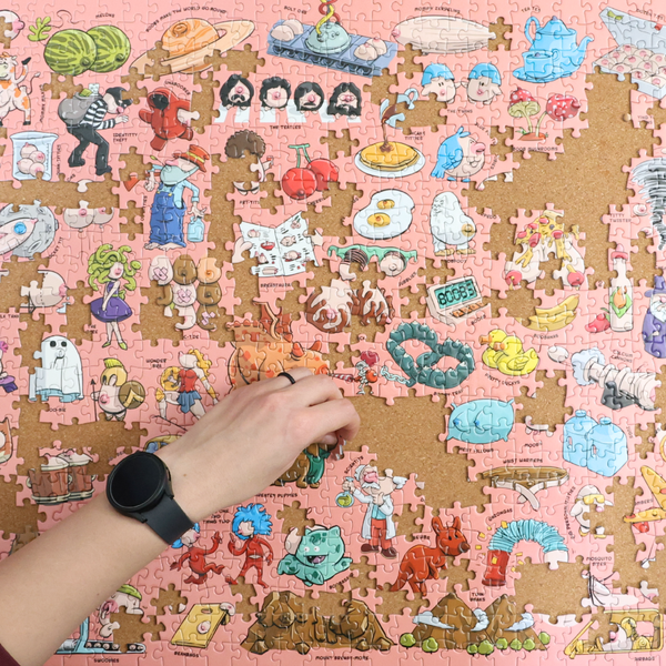 Sleazy Greetings - Tit's A Puzzle - Funny Boob Themed 1000 Piece Jigsaw Puzzle