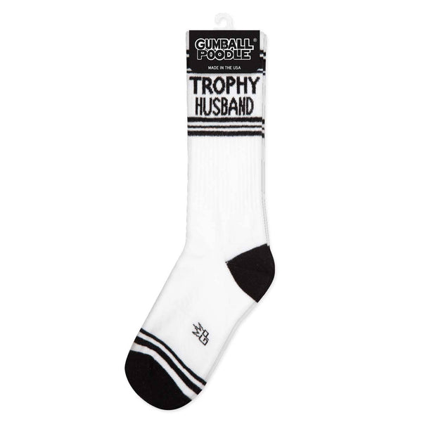 Gumball Poodle - Trophy Husband Gym Crew Socks