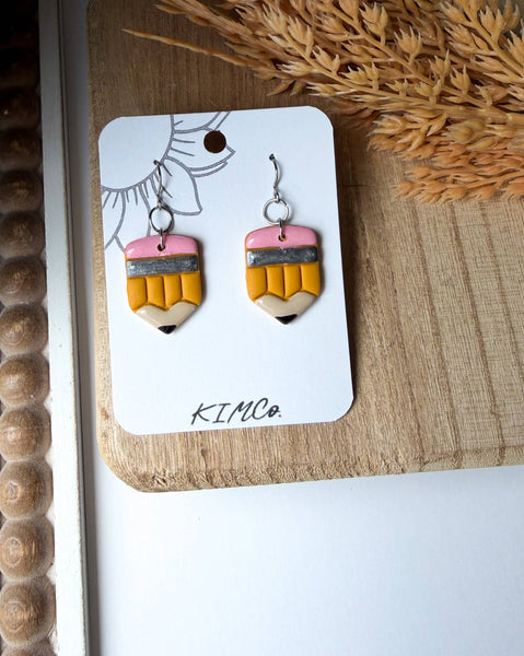 KIMCo. - Polymer Clay Earrings - Everyday - School Earrings