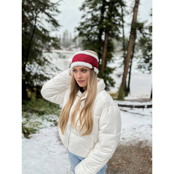 C.C Beanie - Rhinestone CC Fashion Headband for Women