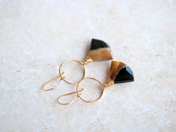 Saressa Designs - Bombay Earrings - Jasper