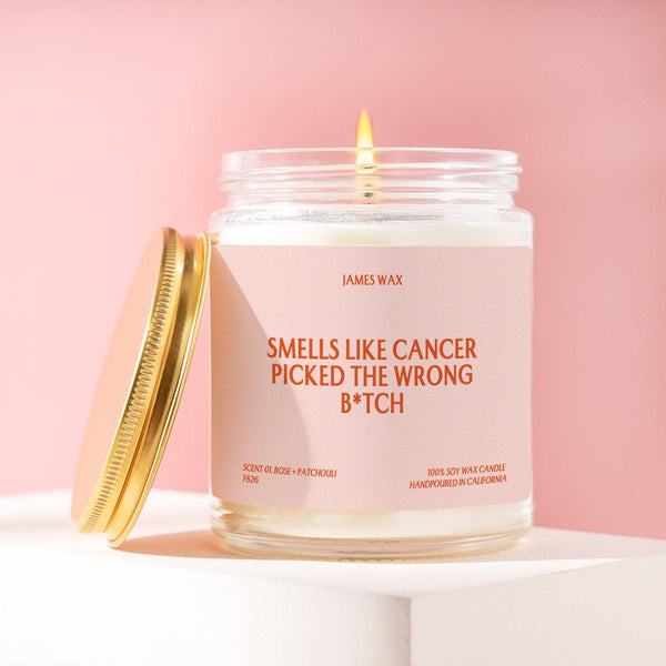James Wax - Cancer Survivor Gift Picked The Wrong B*tch Candle