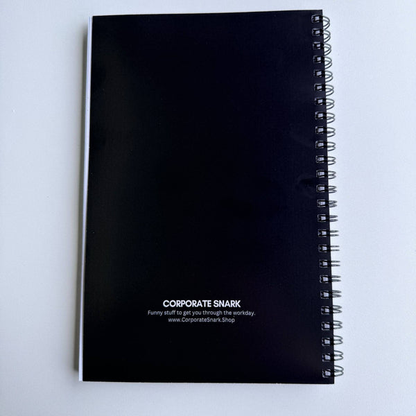Corporate Snark - List of Things I'm Going To Circle Back On Notebook