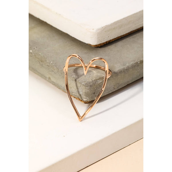 Anarchy Street - Heart Cut Out Ring