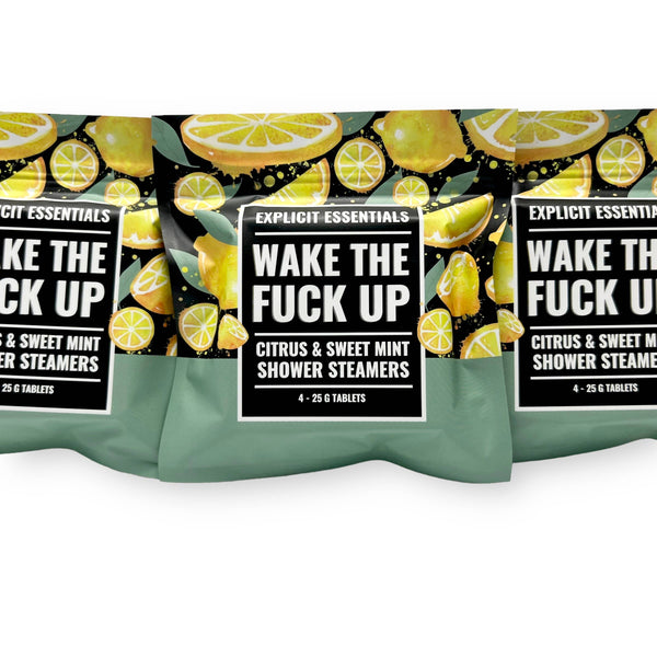 Explicit Essentials - Wake The Fuck Up Shower Steamers