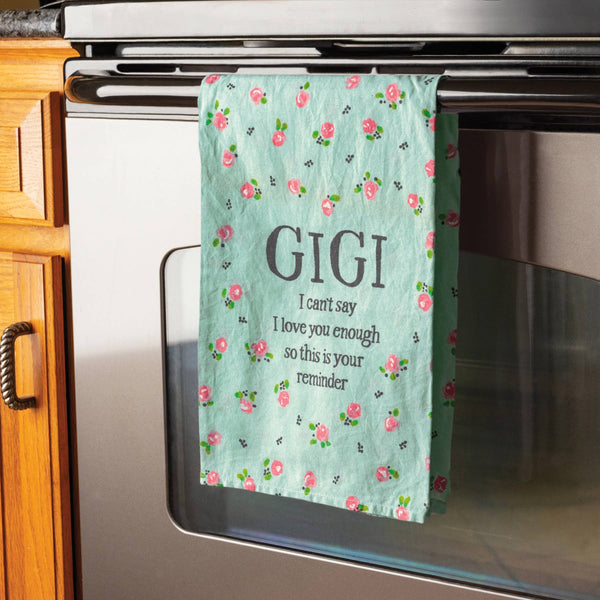 Primitives by Kathy - Gigi I Can't Say I Love You Enough Kitchen Towel
