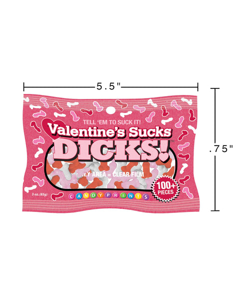 Little Genie Productions - Valentine's Sucks Dicks Candy 3oz Bag