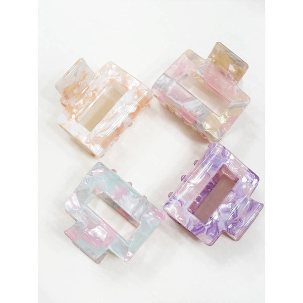 Love and Repeat - Marble Tortoise Acrylic Medium Hair Claw Clip