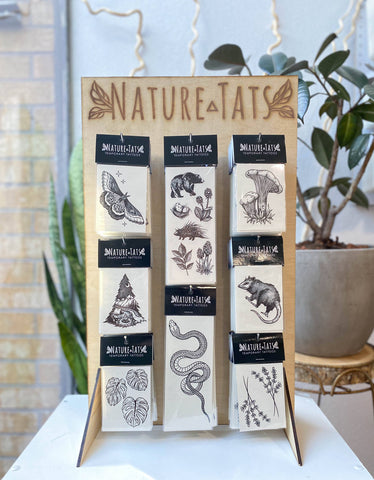 NatureTats - Temporary Tattoo Display Stand - Tall