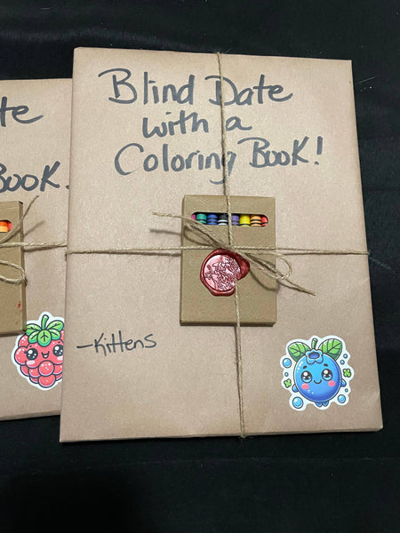 I Love Books and Bows - Blind Date With an Adult Coloring Book