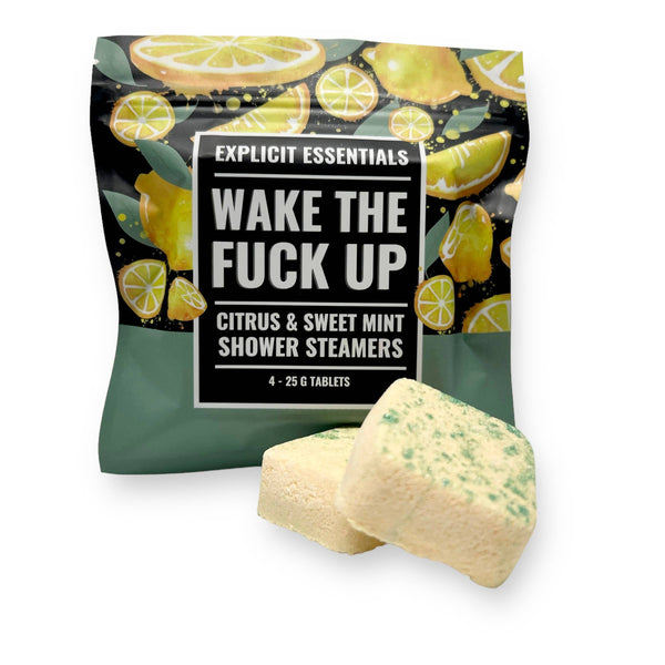 Explicit Essentials - Wake The Fuck Up Shower Steamers