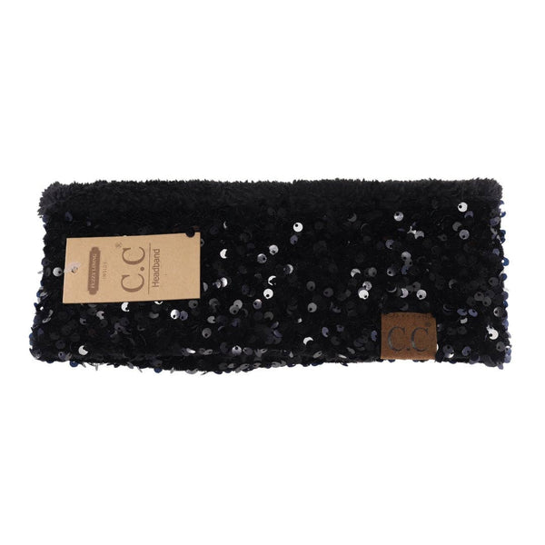 C.C Beanie - Cluster Sequin Head Wrap HWE0012