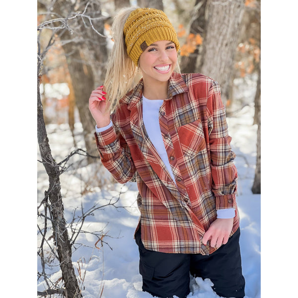 C.C Beanie - Sequin CC Beanie Tail Beanie MB730