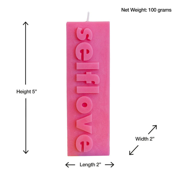 Candle Lume - Self Love Candle: Pastel Pink