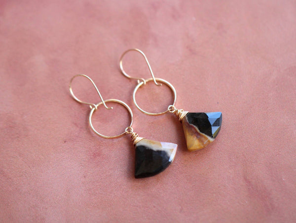 Saressa Designs - Bombay Earrings - Jasper