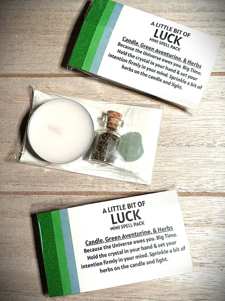 Elemental Earth Shop - Mini Intention Spell Packs Travel Pack