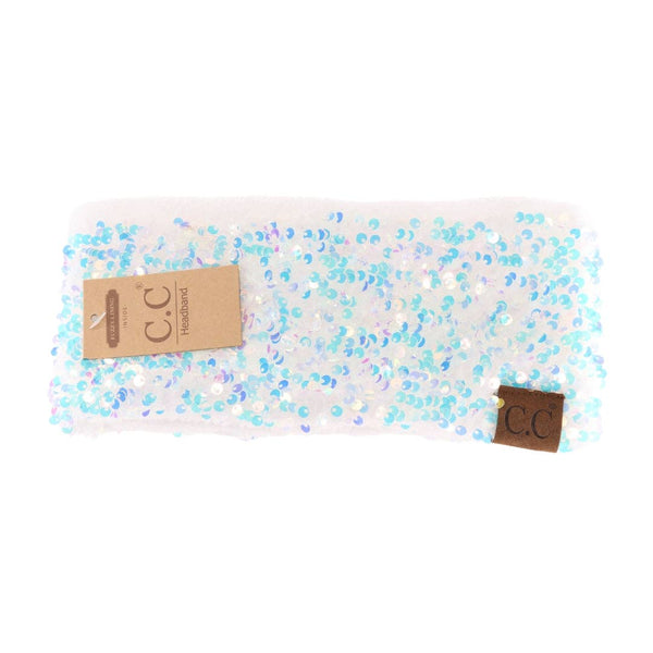 C.C Beanie - Cluster Sequin Head Wrap HWE0012