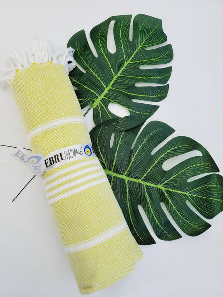 EBRU Home - Beach Towel Sand Proof Thin Turkish Towel,Throw 70x40: Water blue