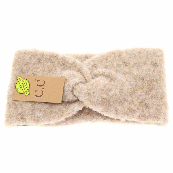 C.C Beanie - Eco-Friendly Shearling Yarn Twisted Women's Fashion Headband