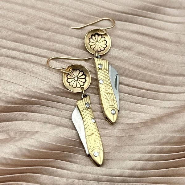 Fluff Hardware - Handmade Backcountry Feeesh Earrings