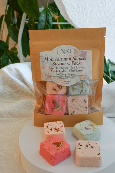 Enso Naturals - Fall Shower Steamers - Autumn Pack Menthol & Concentrated