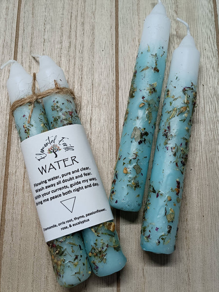 Elemental Earth Shop - Water elemental ritual candles