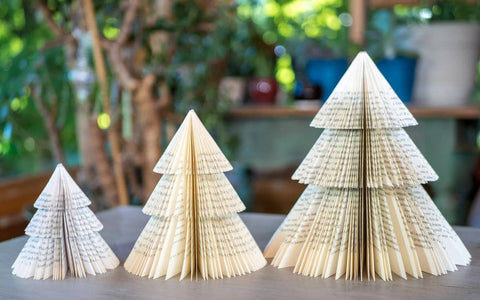Root To Vine - Book Page Christmas Tree-Holiday Decor-Christmas Decor