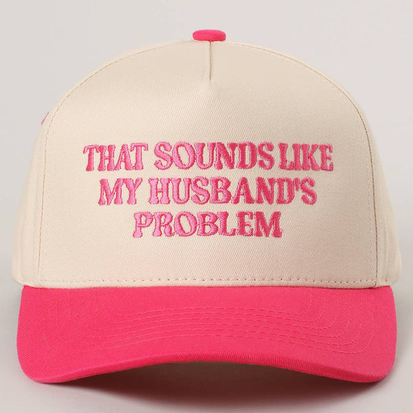 Fashion City - THAT SOUNDS LIKE..Embroidered Two-Tone Trucker Hat