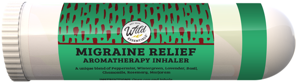 Wild Essentials - Migraine Relief Aromatherapy Inhalers w/ essential oils