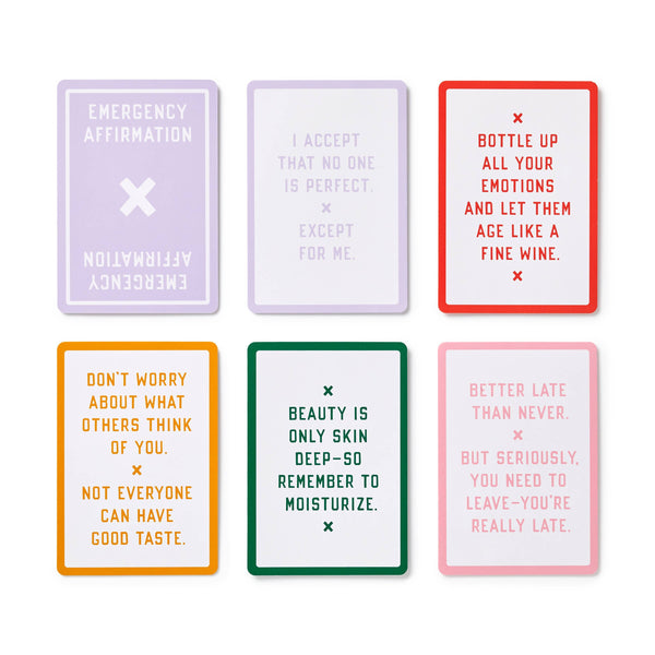 Chronicle Books - Brass Monkey Emergency Affirmations Exceptionally Stupid Days Card Deck