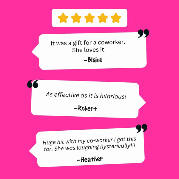 Corporate Snark - Sassy & Sweary Women at the Office Desk Flip Sign