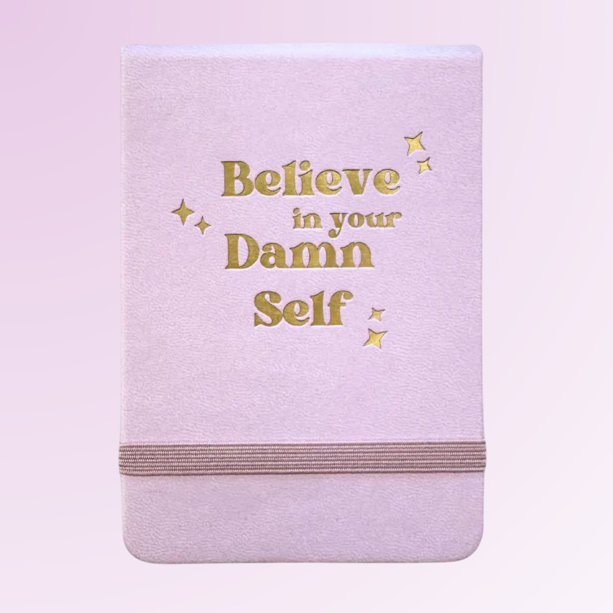 Properly Improper - Believe In Your Damn Self - Leatherette Pocket Journal