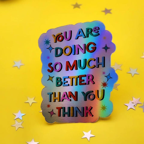 Luxe Trauma - You’re doing better than you think sticker